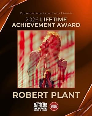 Robert Plant получит награду за жизненные...