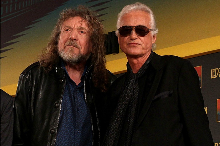 JIMMY PAGE и ROBERT PLANT почтили память менеджера...